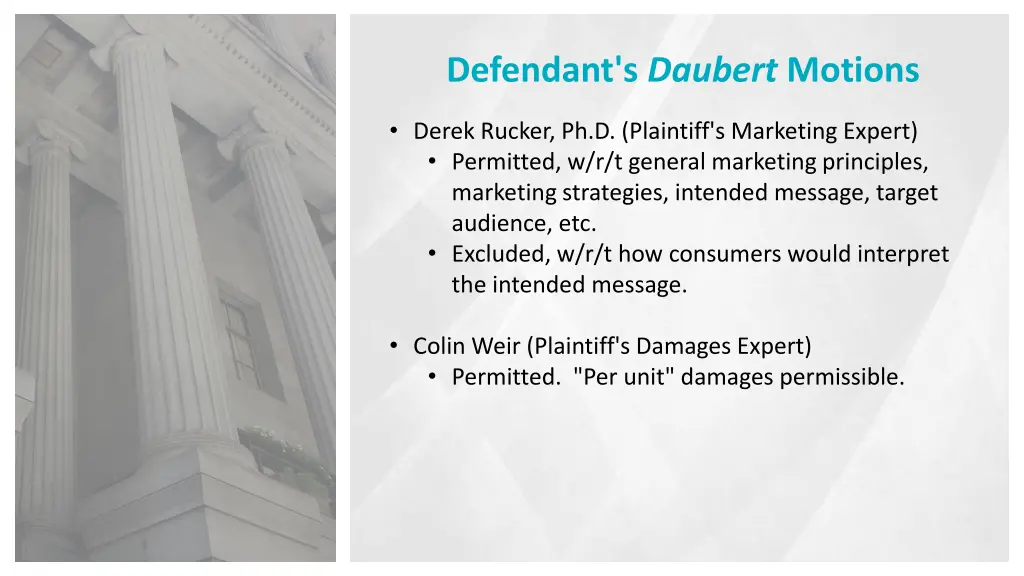 defendant s daubert motions 1