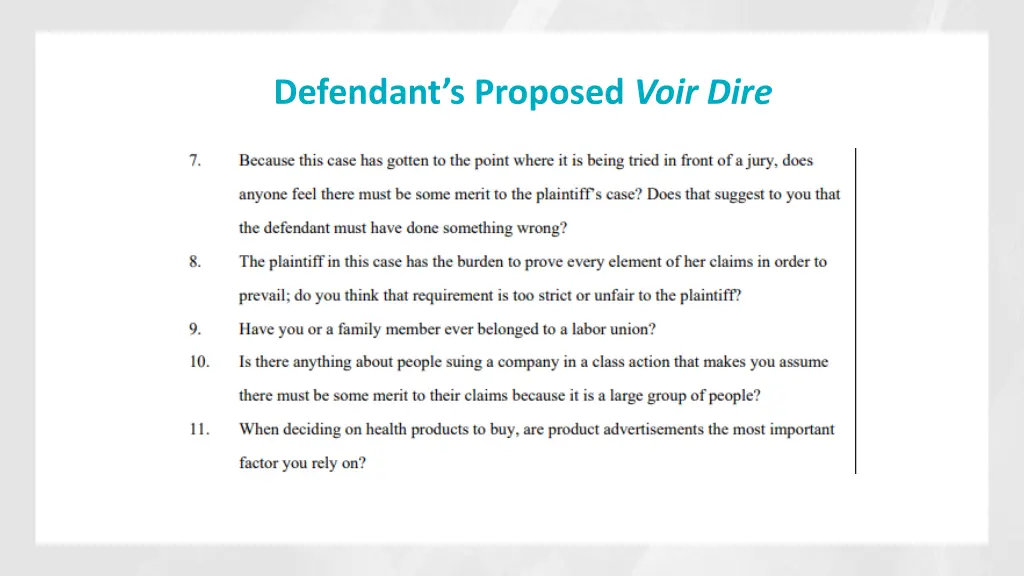 defendant s proposed voir dire 1