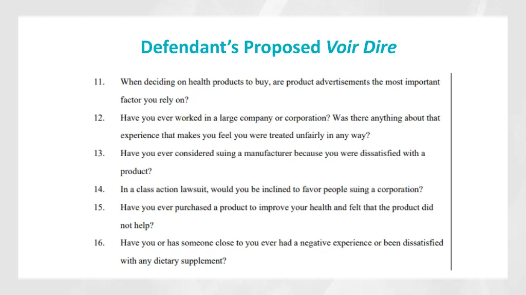 defendant s proposed voir dire 2