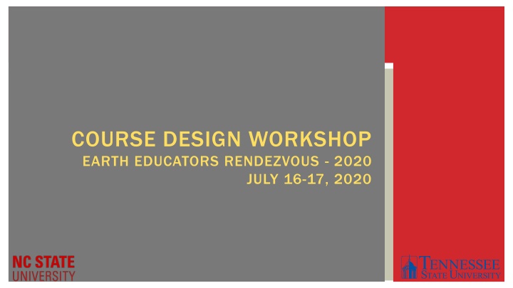 course design workshop earth educators rendezvous