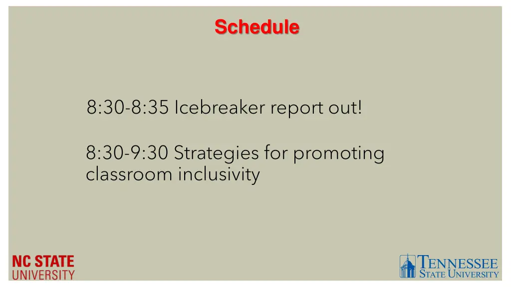 schedule 1