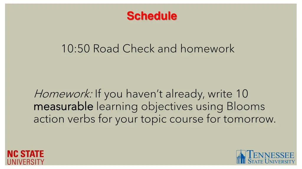 schedule 5