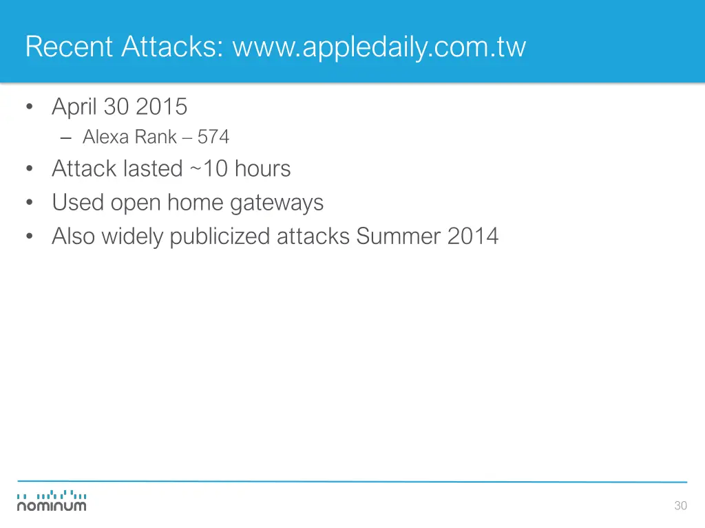recent attacks www appledaily com tw