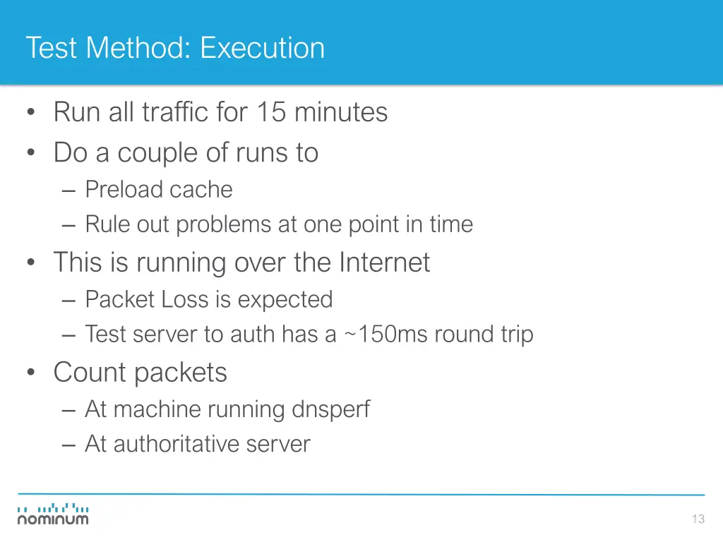 test method execution