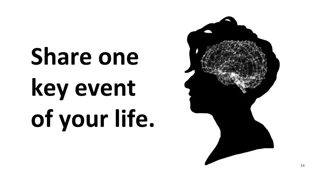 share one key event of your life