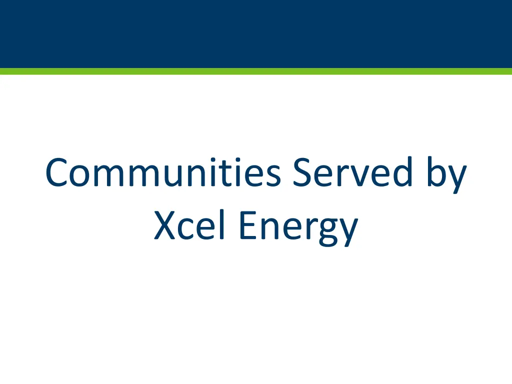 communities served by xcel energy