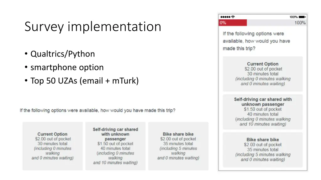 survey implementation