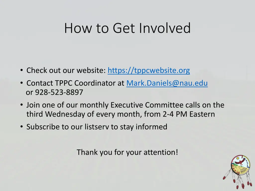how to get involved