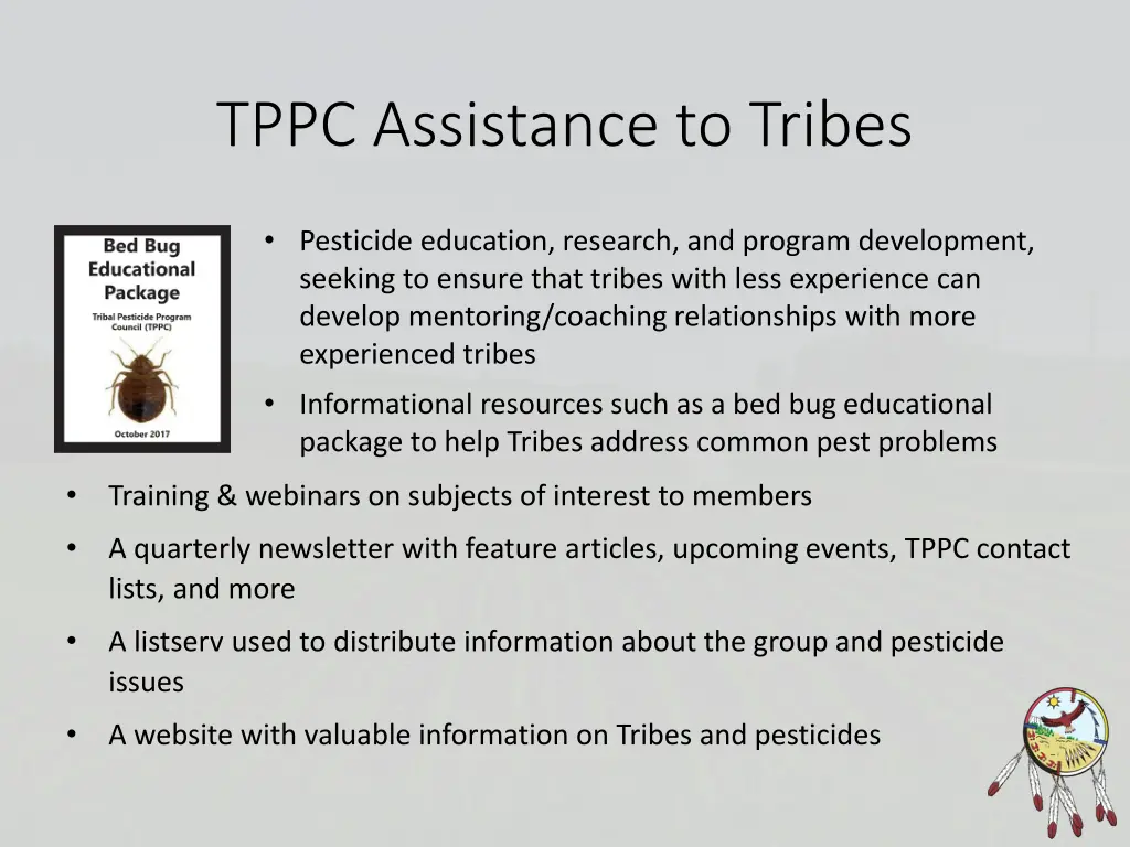 tppc assistance to tribes