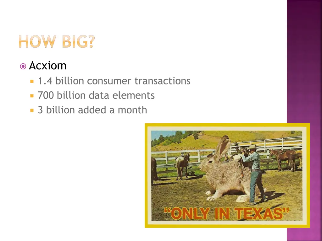 how big