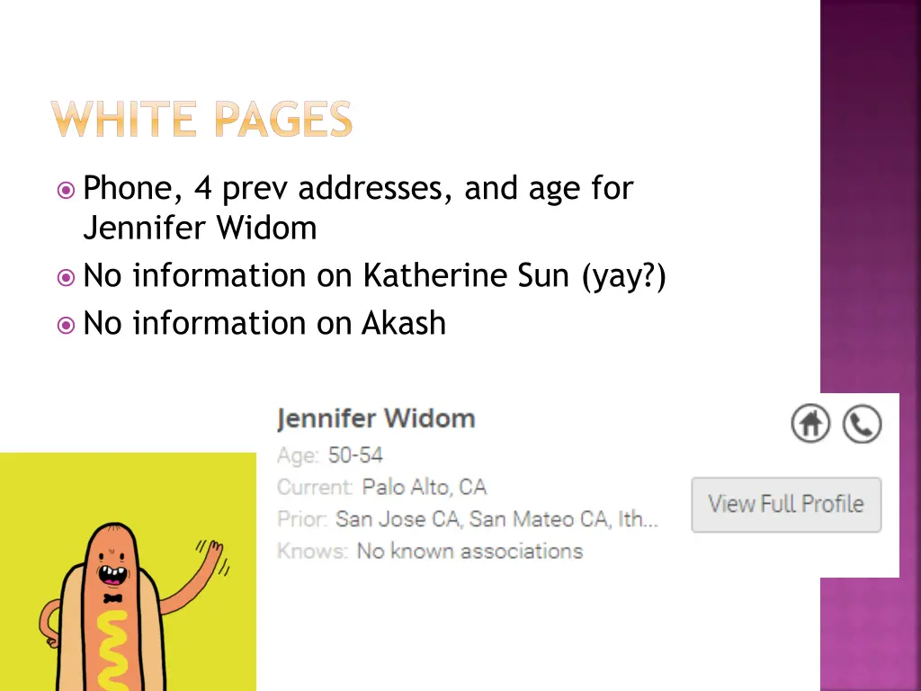 white pages