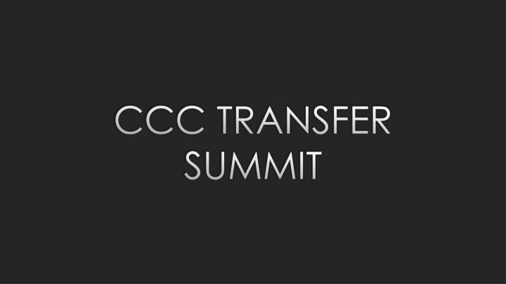 ccc transfer summit