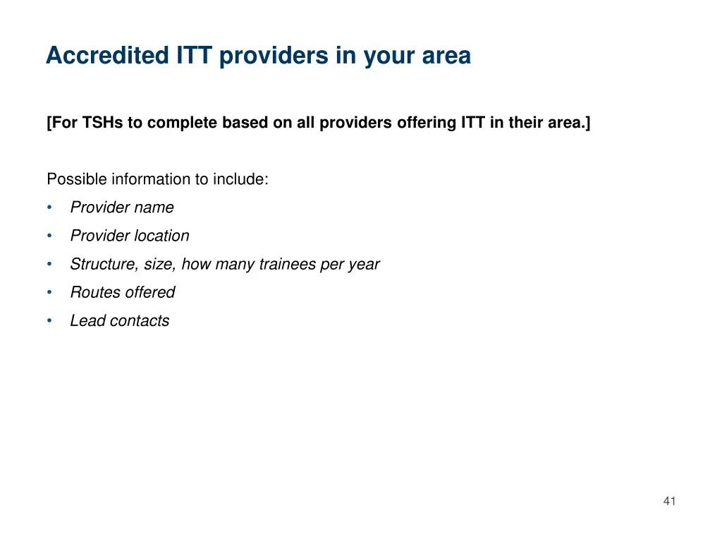 accredited itt providers in your area