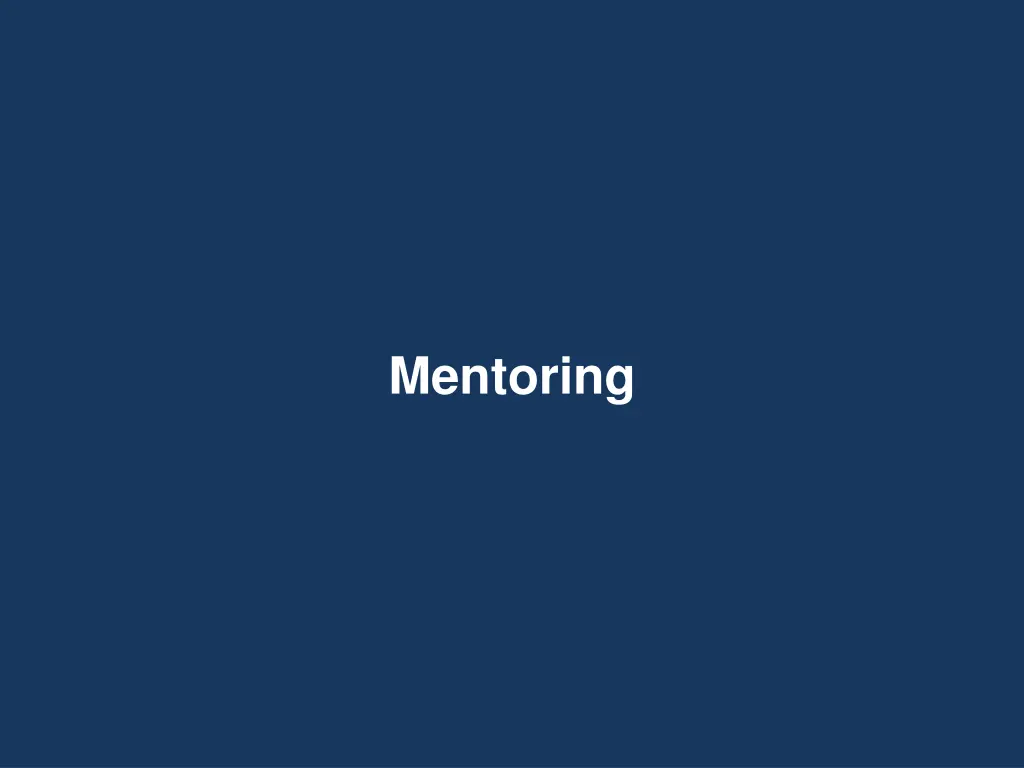 mentoring