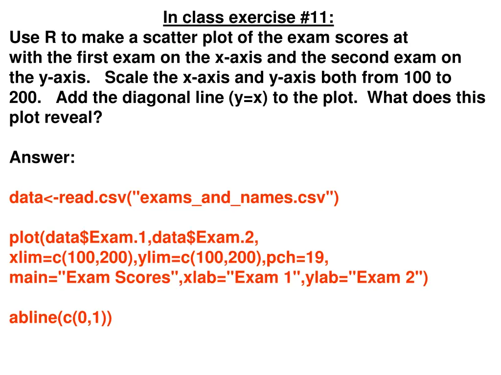 in class exercise 11 1