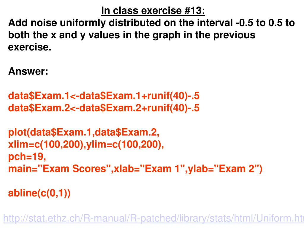 in class exercise 13 1