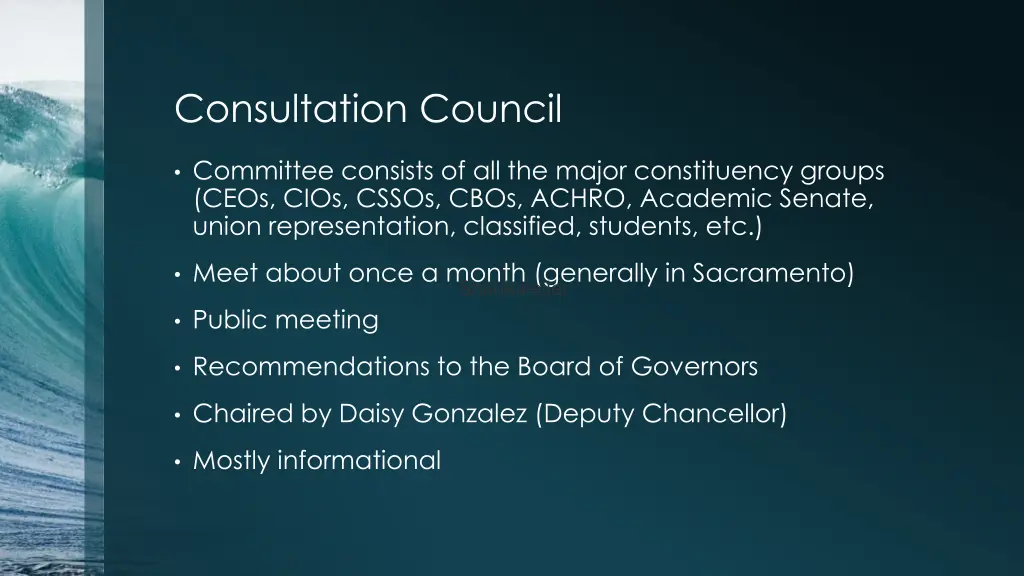 consultation council