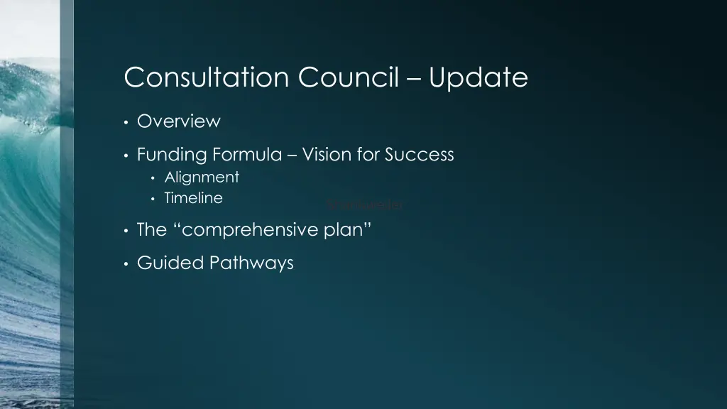 consultation council update