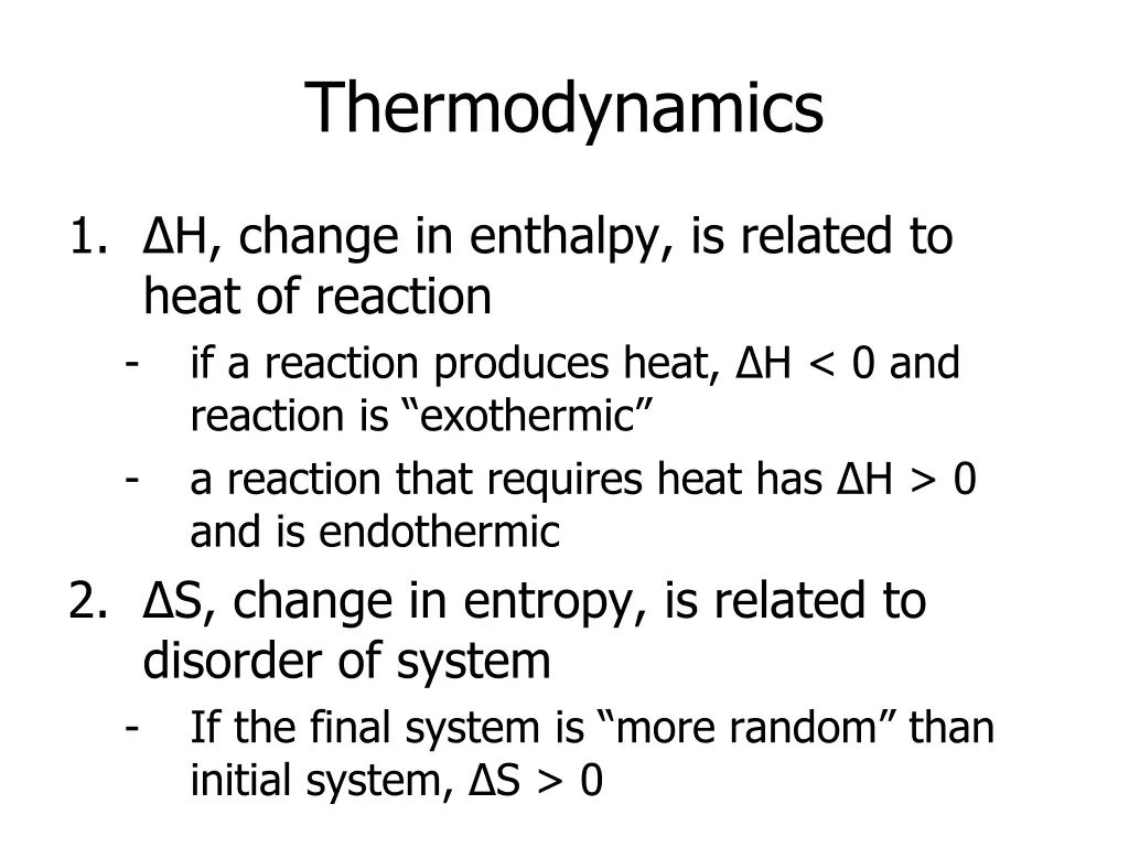 thermodynamics