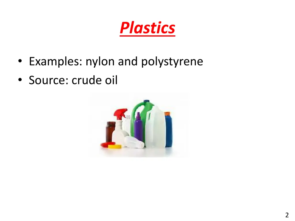 plastics