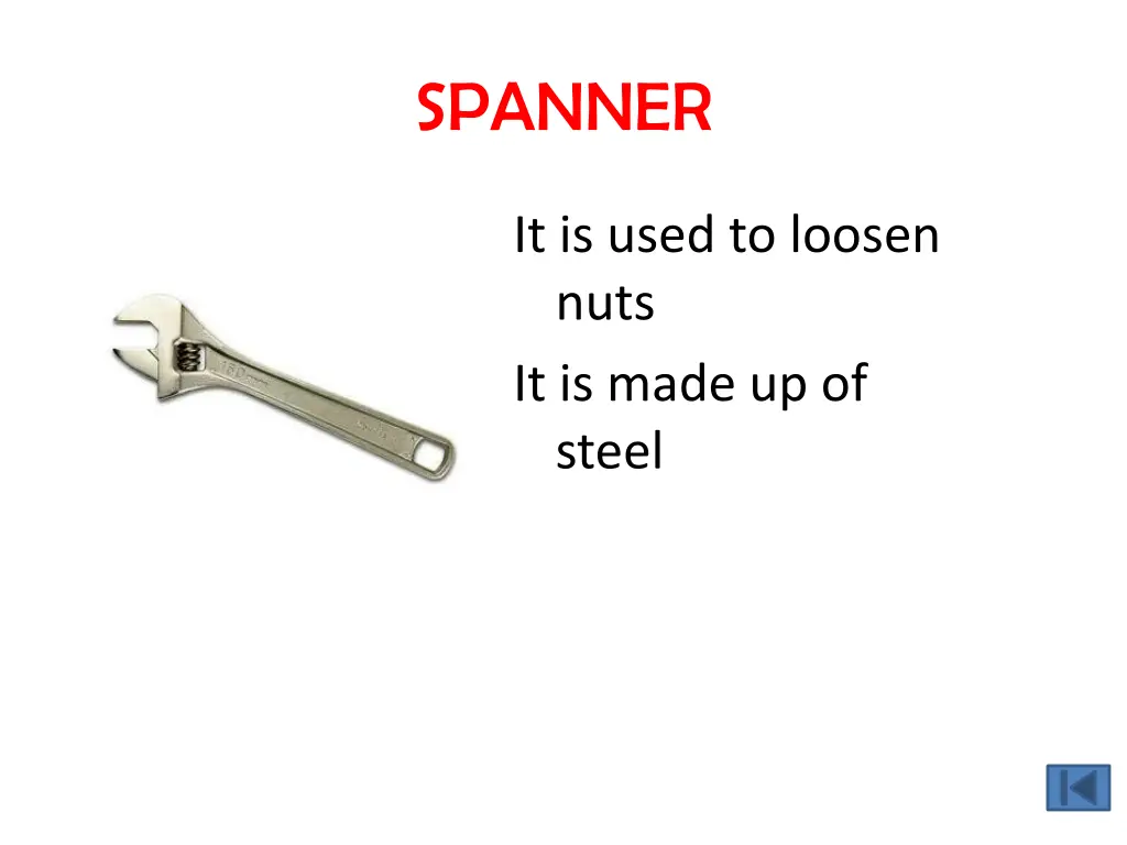 spanner