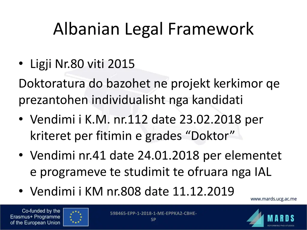 albanian legal framework 1