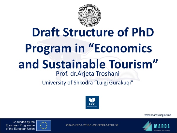 draft structure of phd program in economics