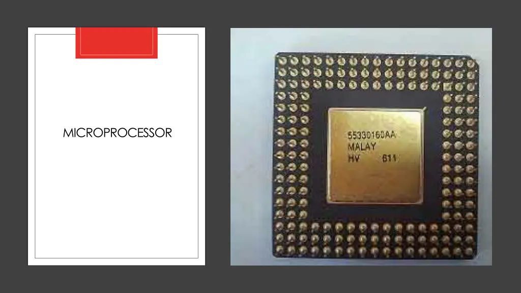 microprocessor