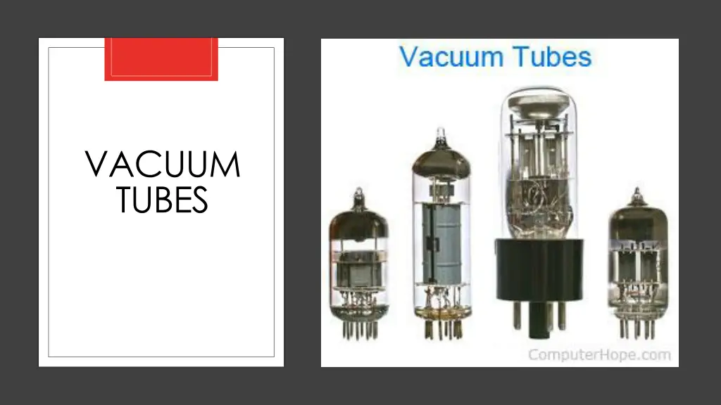 vacuum tubes