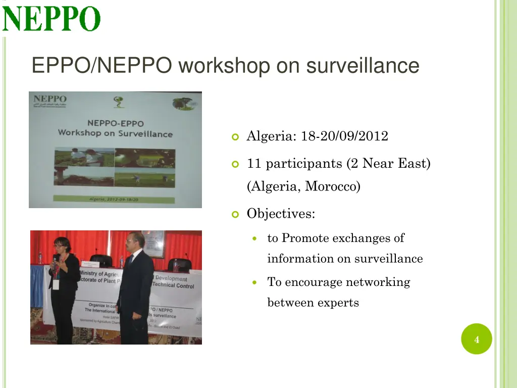 eppo neppo workshop on surveillance