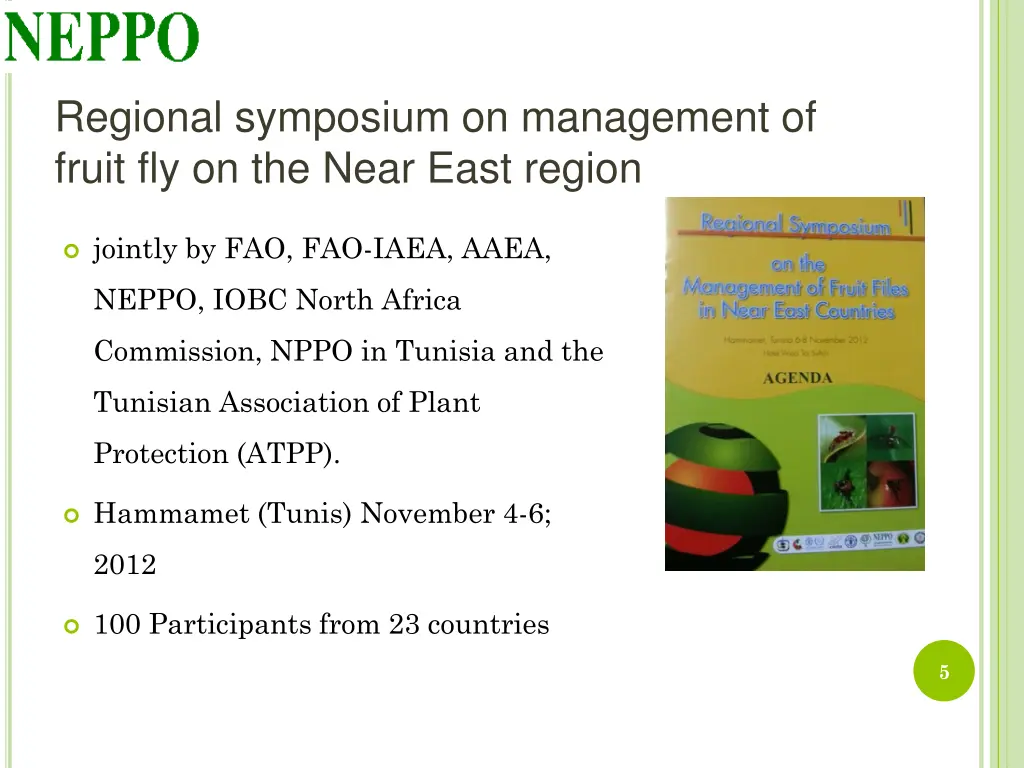 regional symposium on management of fruit