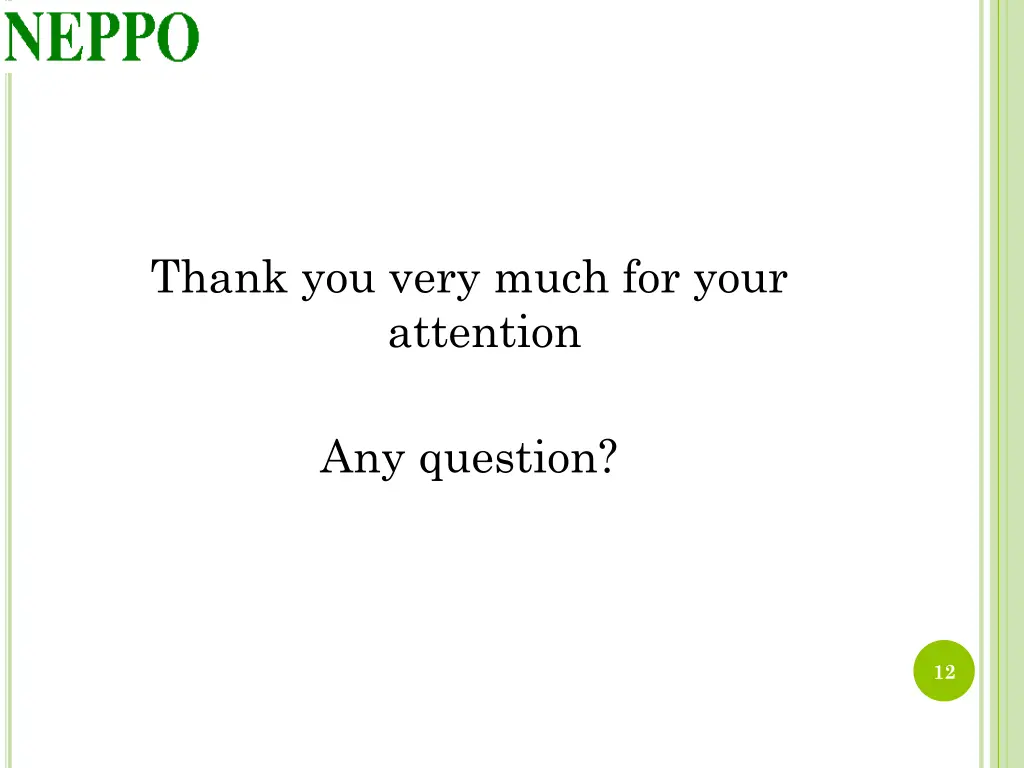 thank you very much for your attention