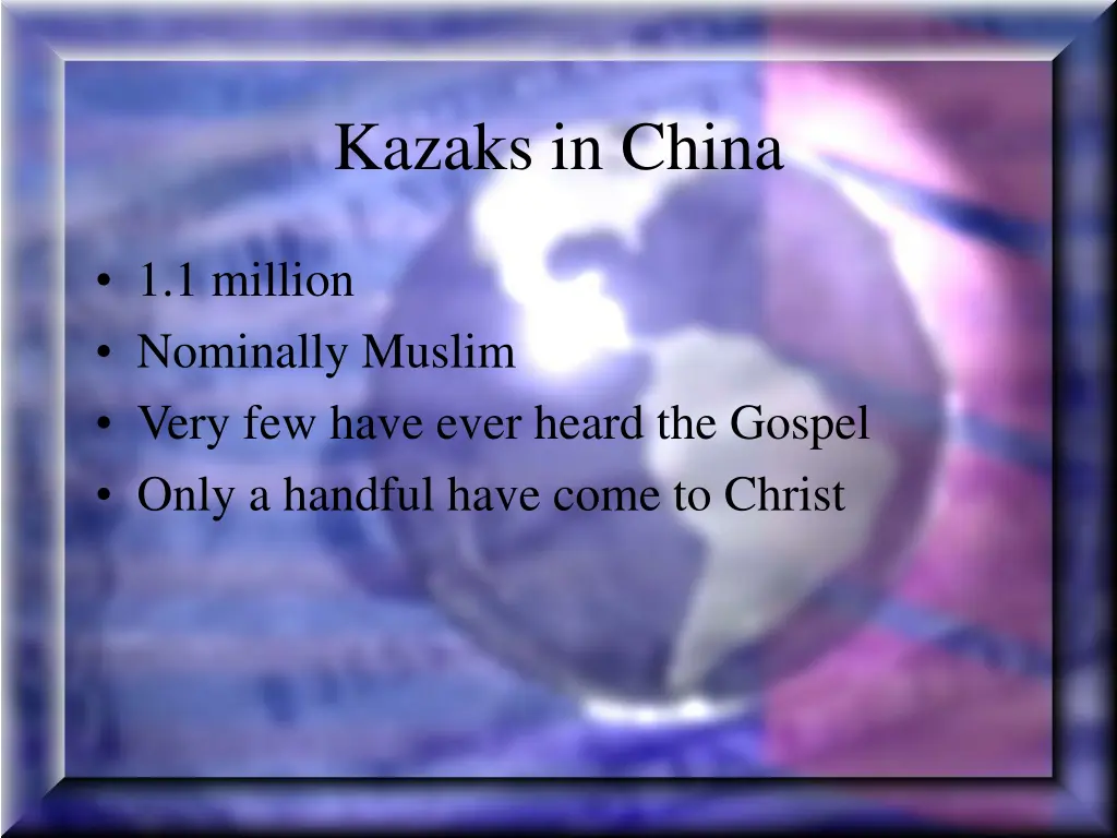 kazaks in china