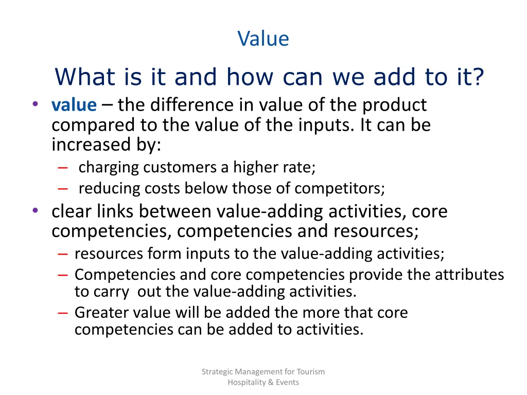 value