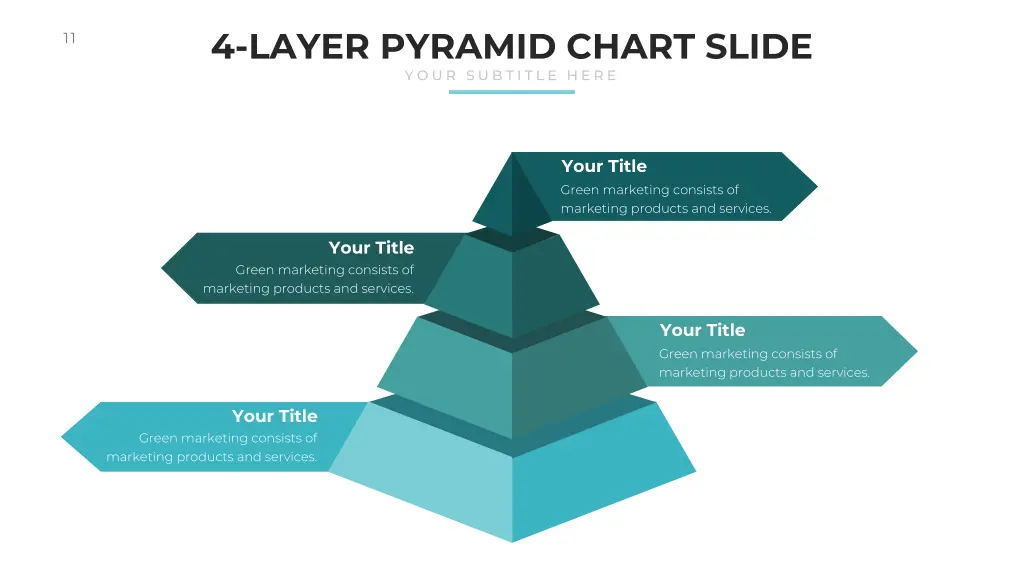 4 layer pyramid chart slide