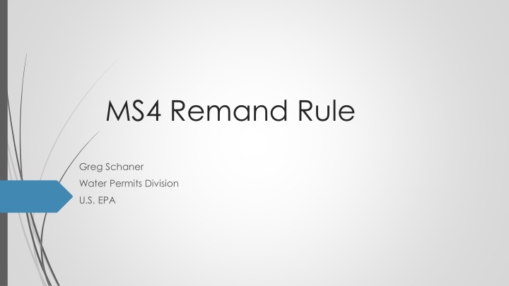 ms4 remand rule