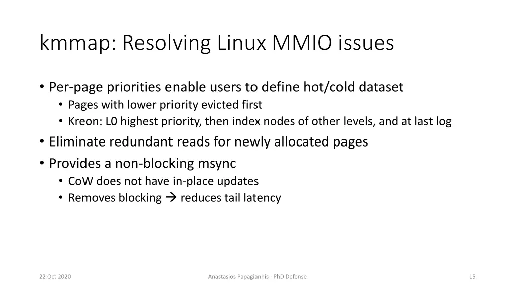 kmmap resolving linux mmio issues