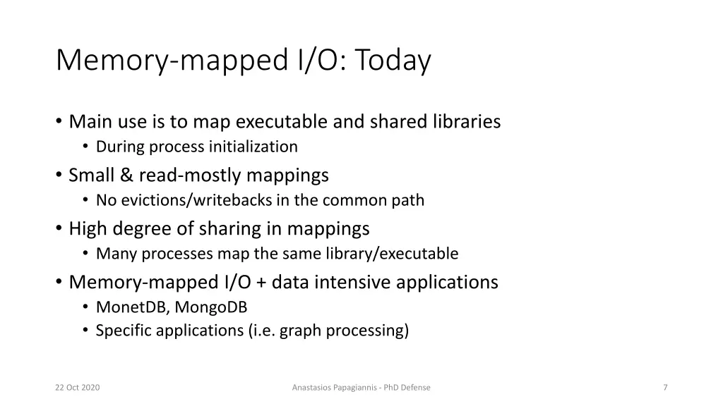 memory mapped i o today