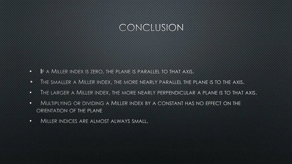 conclusion