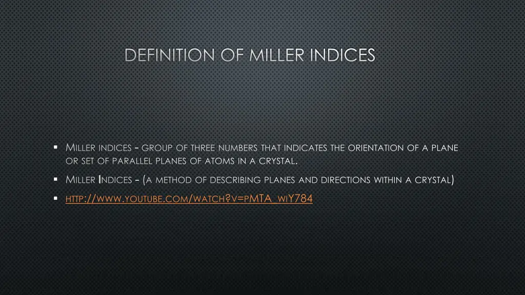 definition of miller indices