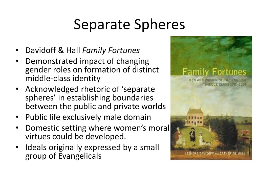 separate spheres