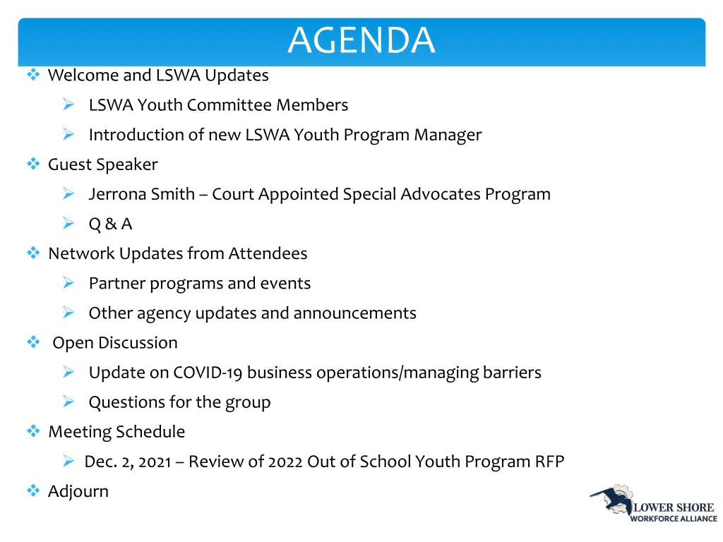 agenda