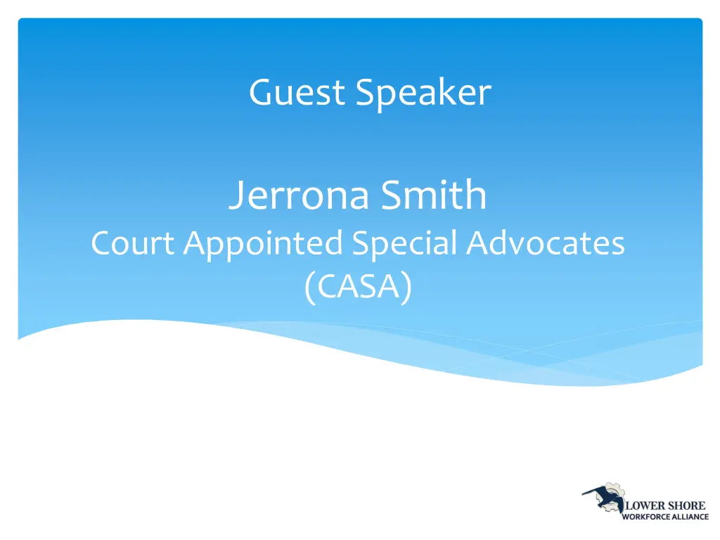 guest speaker