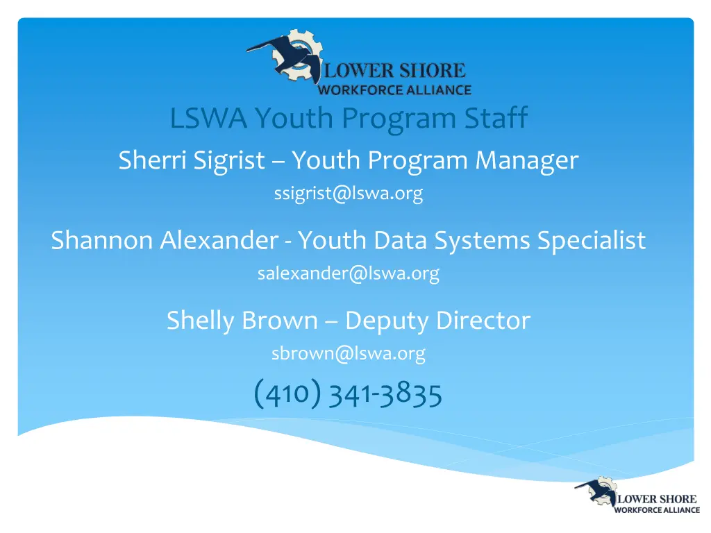 lswa youth program staff sherri sigrist youth