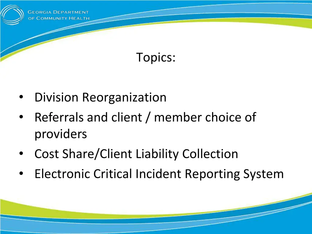 topics