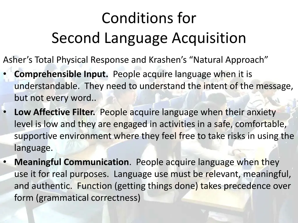 conditions for