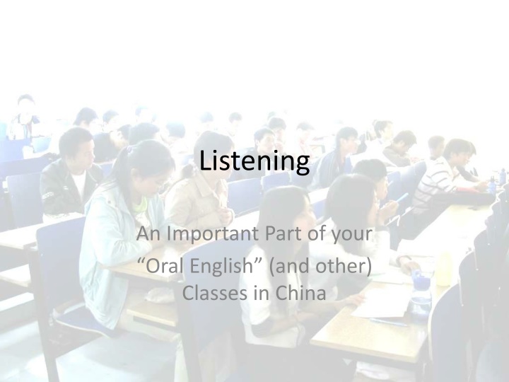 listening