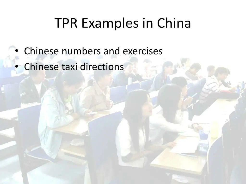 tpr examples in china 1