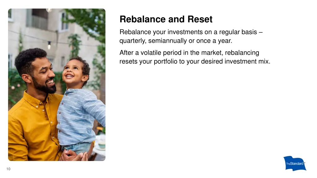 rebalance and reset