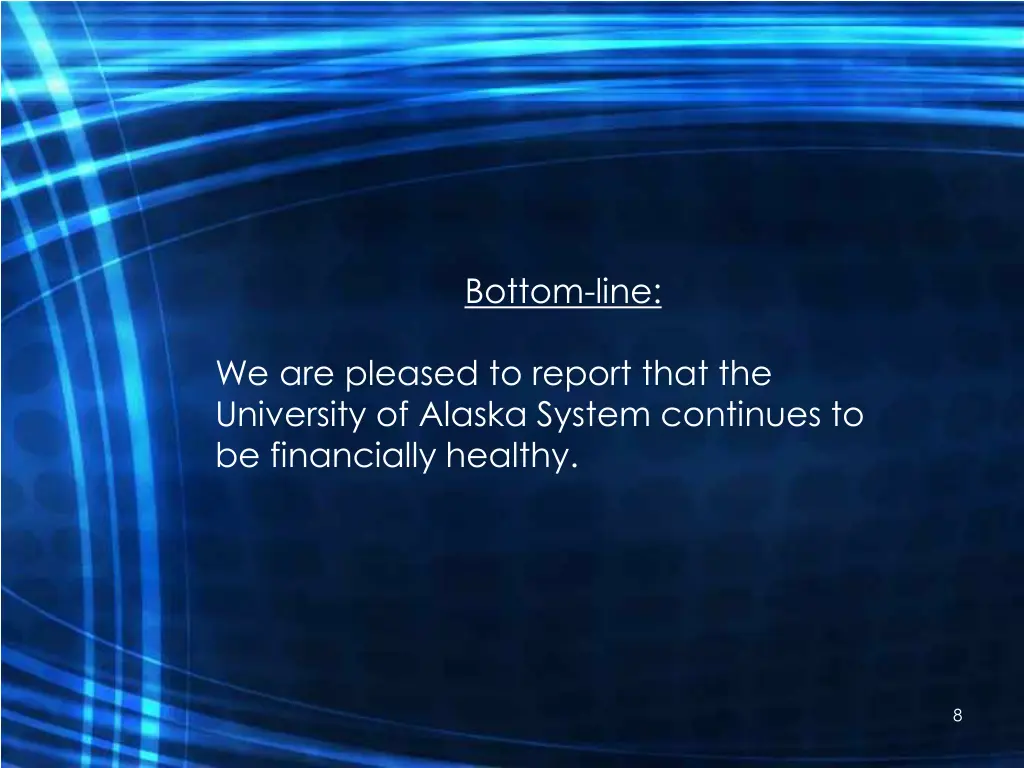 bottom line